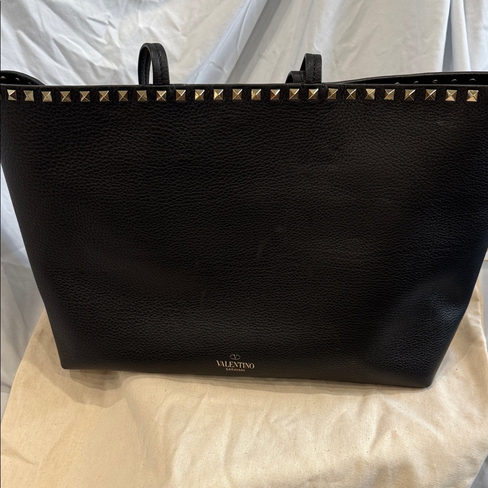Valentino Rock Stud Vitello Tote Bag
